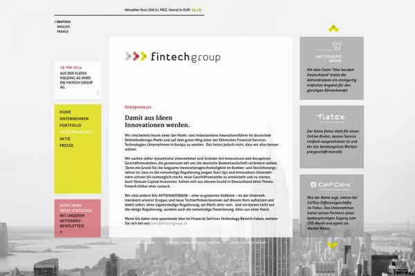 Finetech Group online