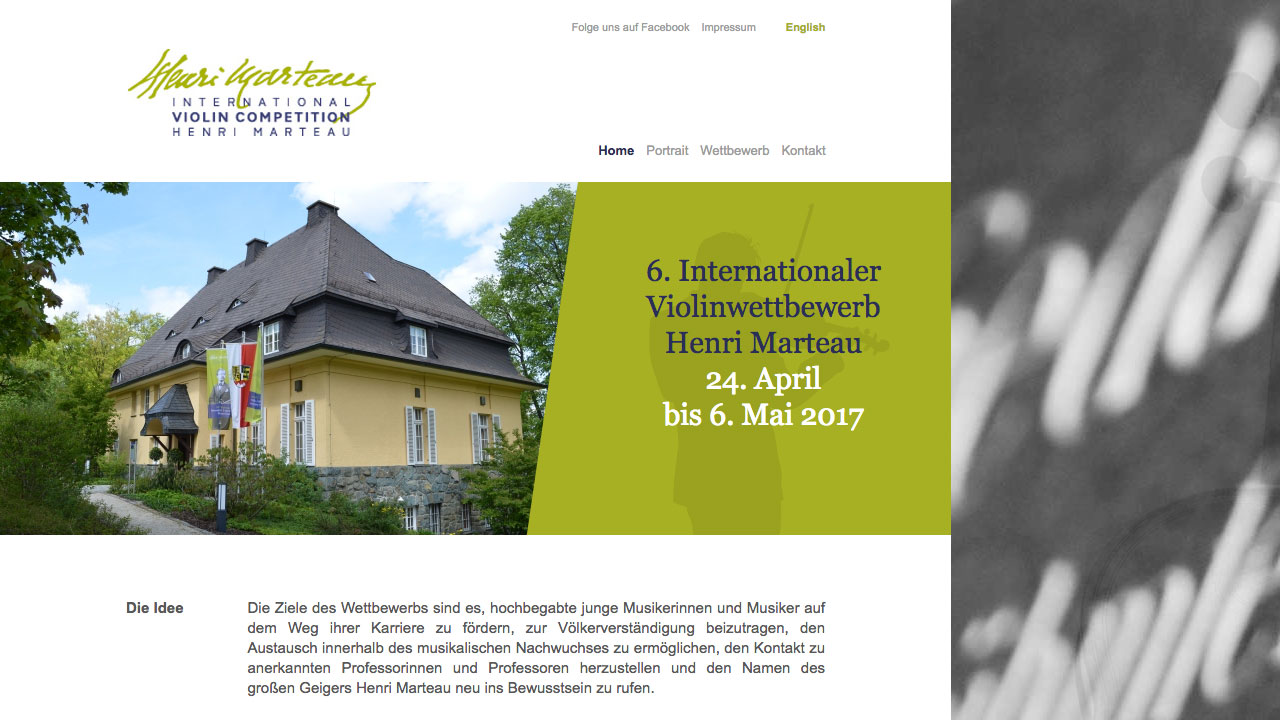 Violinwettbewerb Henri Marteau online
