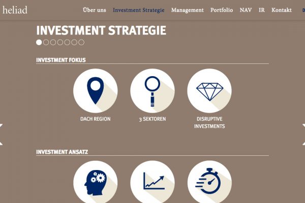 Heliad online Investment Strategie