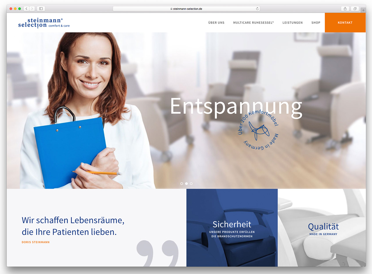 Steinmann Selection online Leistungen