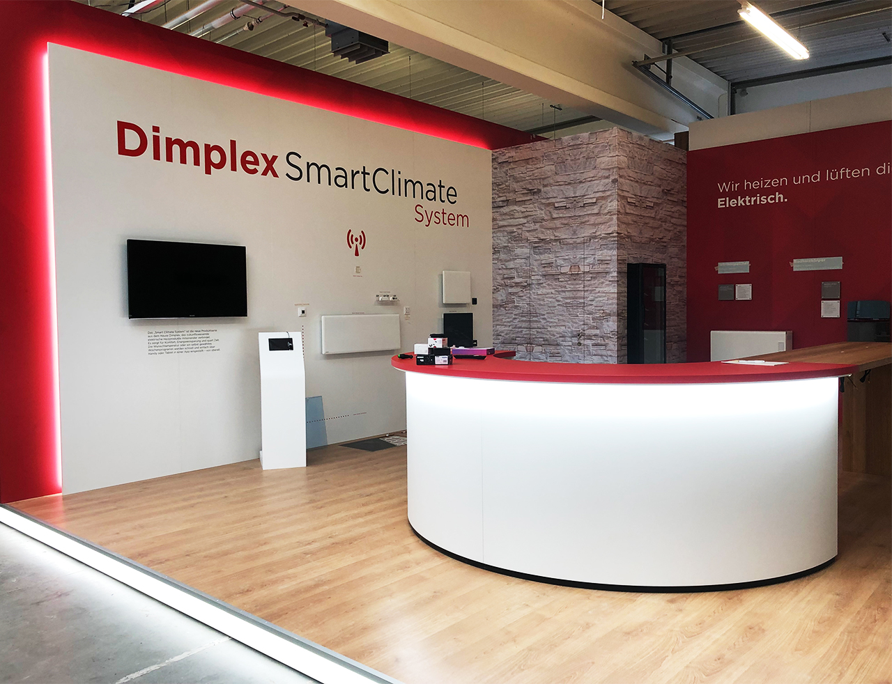 Dimplex Messestand Smart Home – Dimplex in Stuttgart Dimplex fair appearance