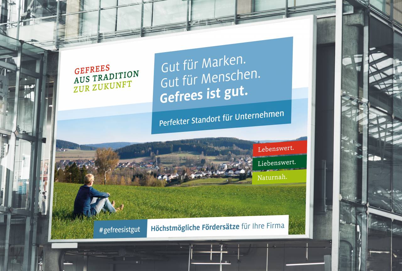 #Gefreesistgut - eine Heimatkampagne Großfäche #gefreesistgut – a home campaign