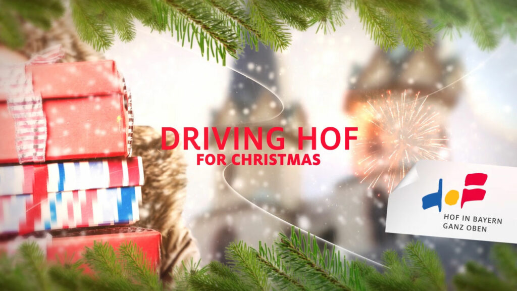 Driving Hof for christmas Werbegemeinschaft Hof - Trailer Christmas-Shopping