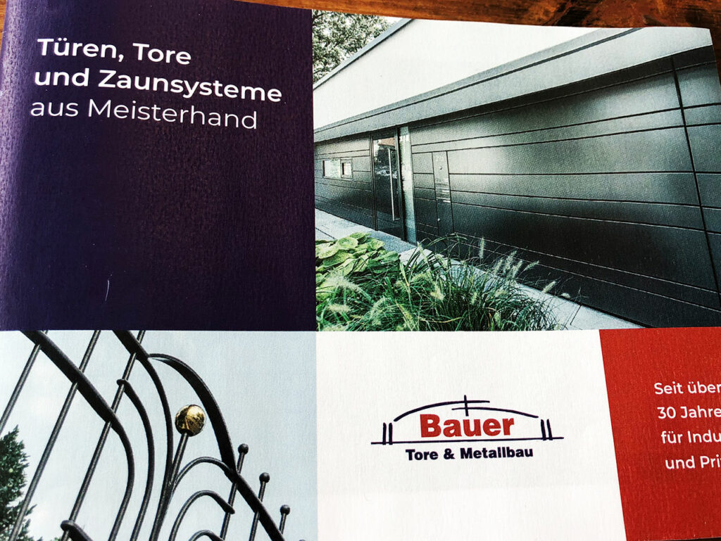 Türen, Tore, Zäune – natürlich von Bauer