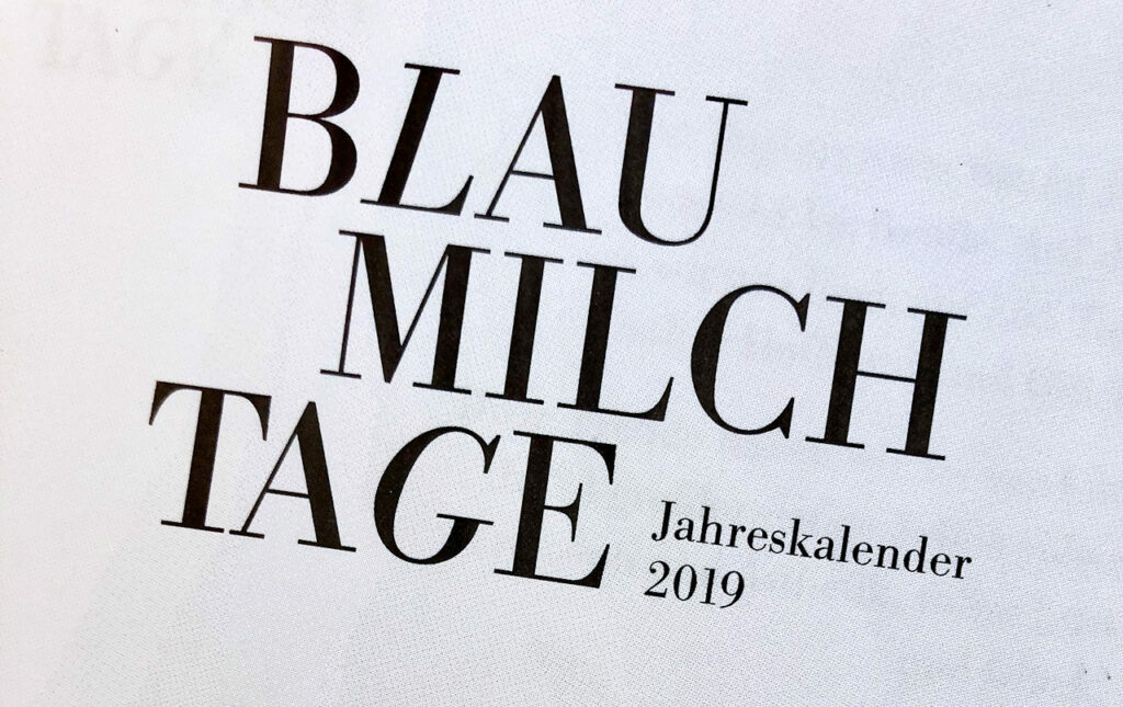 First look – der Jahreskalender 2019