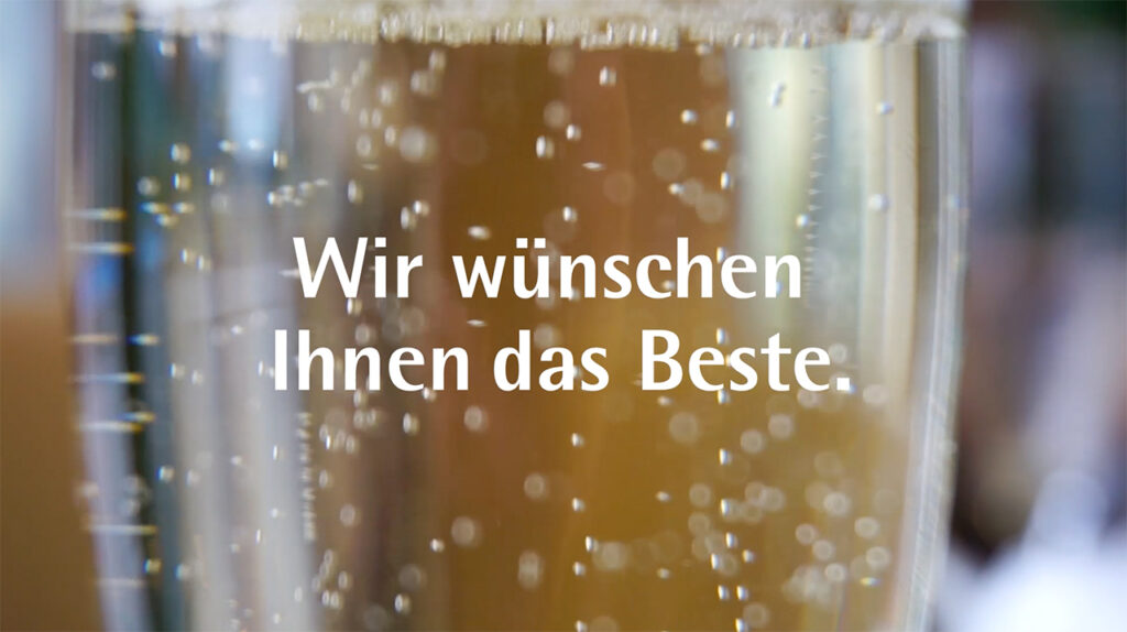 Ein Designkonzept für den Neujahresempfang