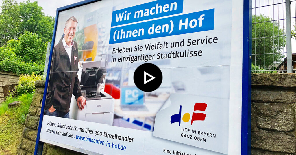 Einkaufen in Hof – es geht weiter